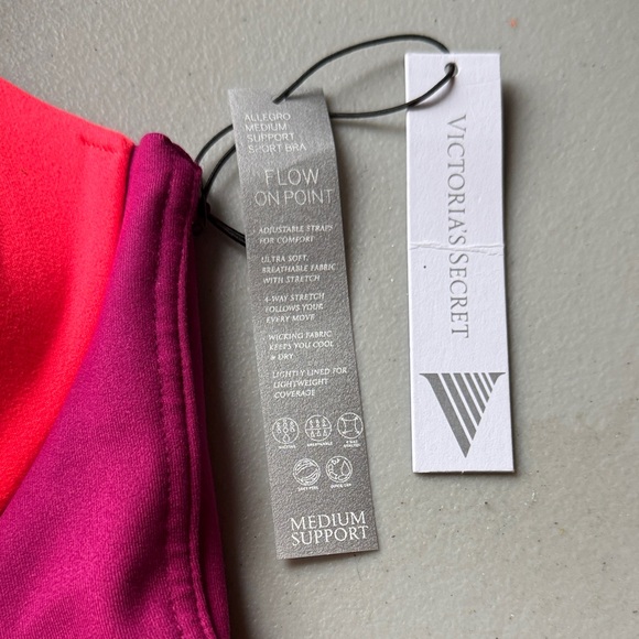 Victoria's Secret Pink and Red Sports Bra Duo - Picture 2 of 3